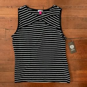 NWT Vince Camuto Soft Cutout Top